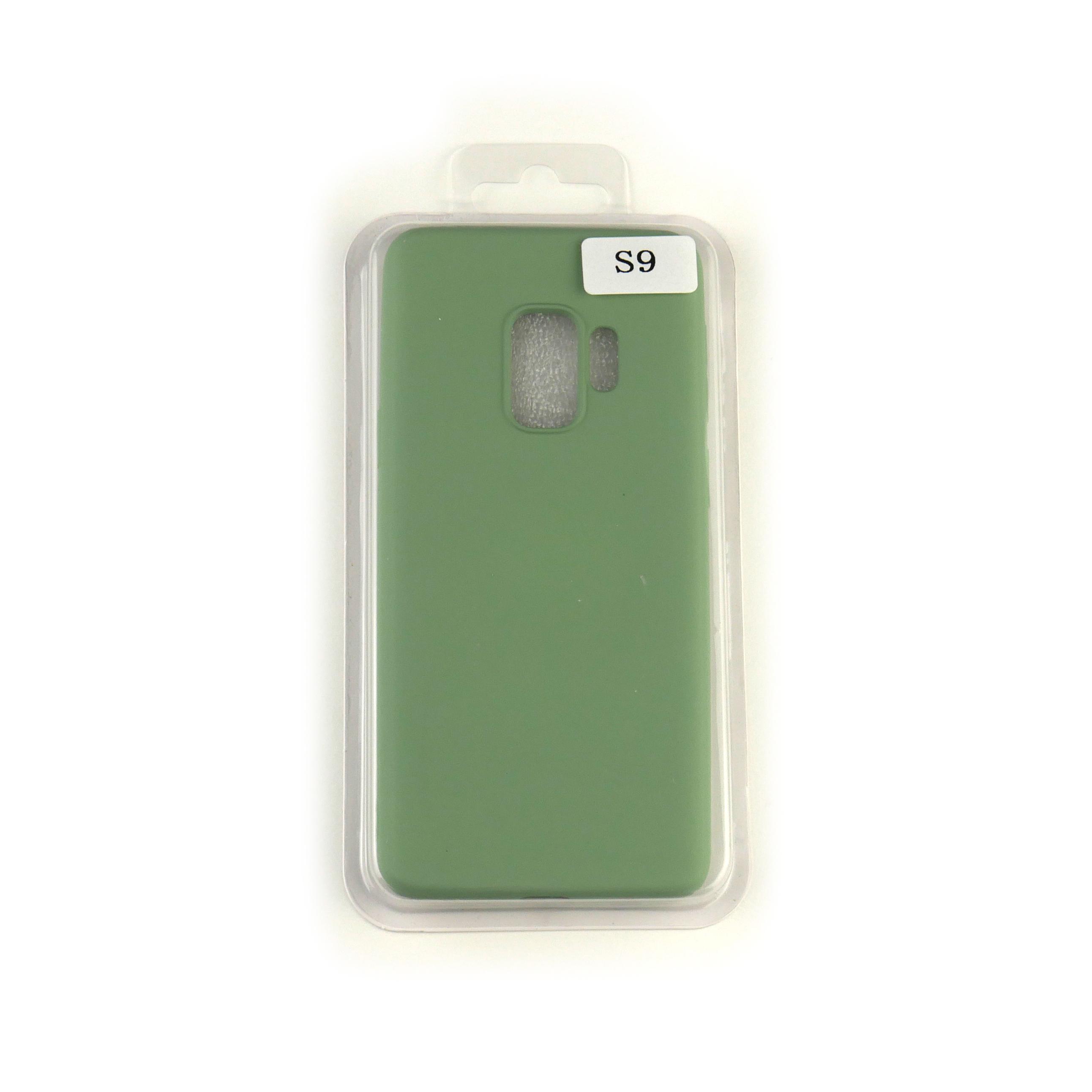 Чехол Silicone Case Full Cover Samsung S9 Зеленый