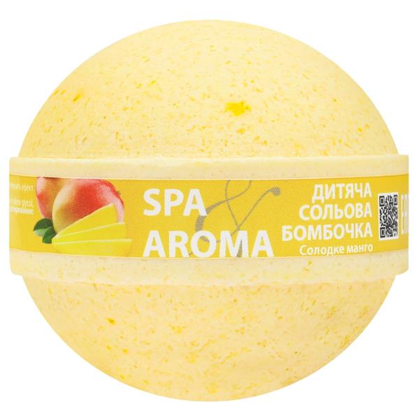 Бомбочка для ванни Bioton Spa&Aroma сольова дитяча Солодке манго 200 г (15046) - фото 1