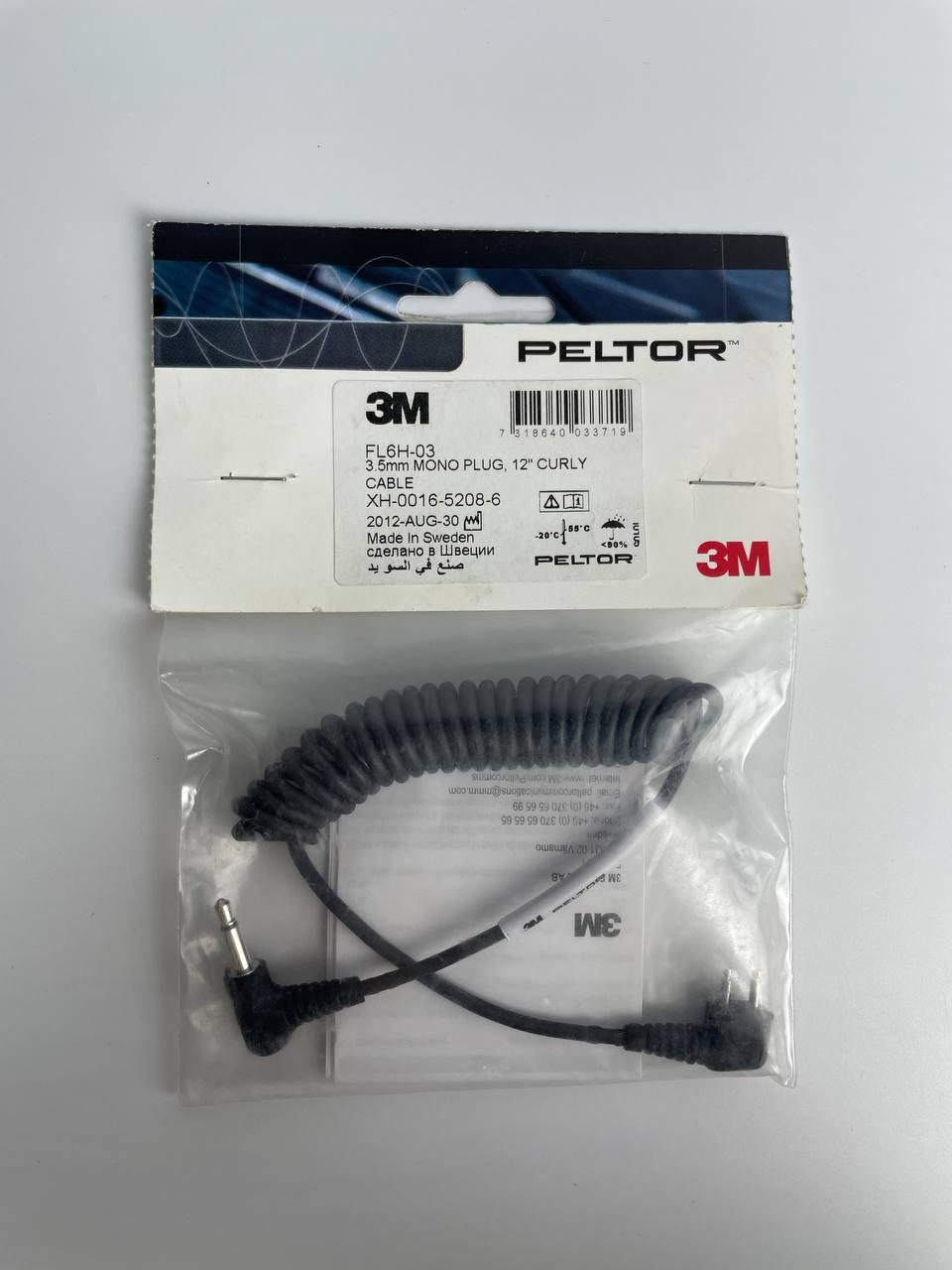 Аудіокабель 3M Peltor Audio Input Cable Mono, 3.5 mm (42135)