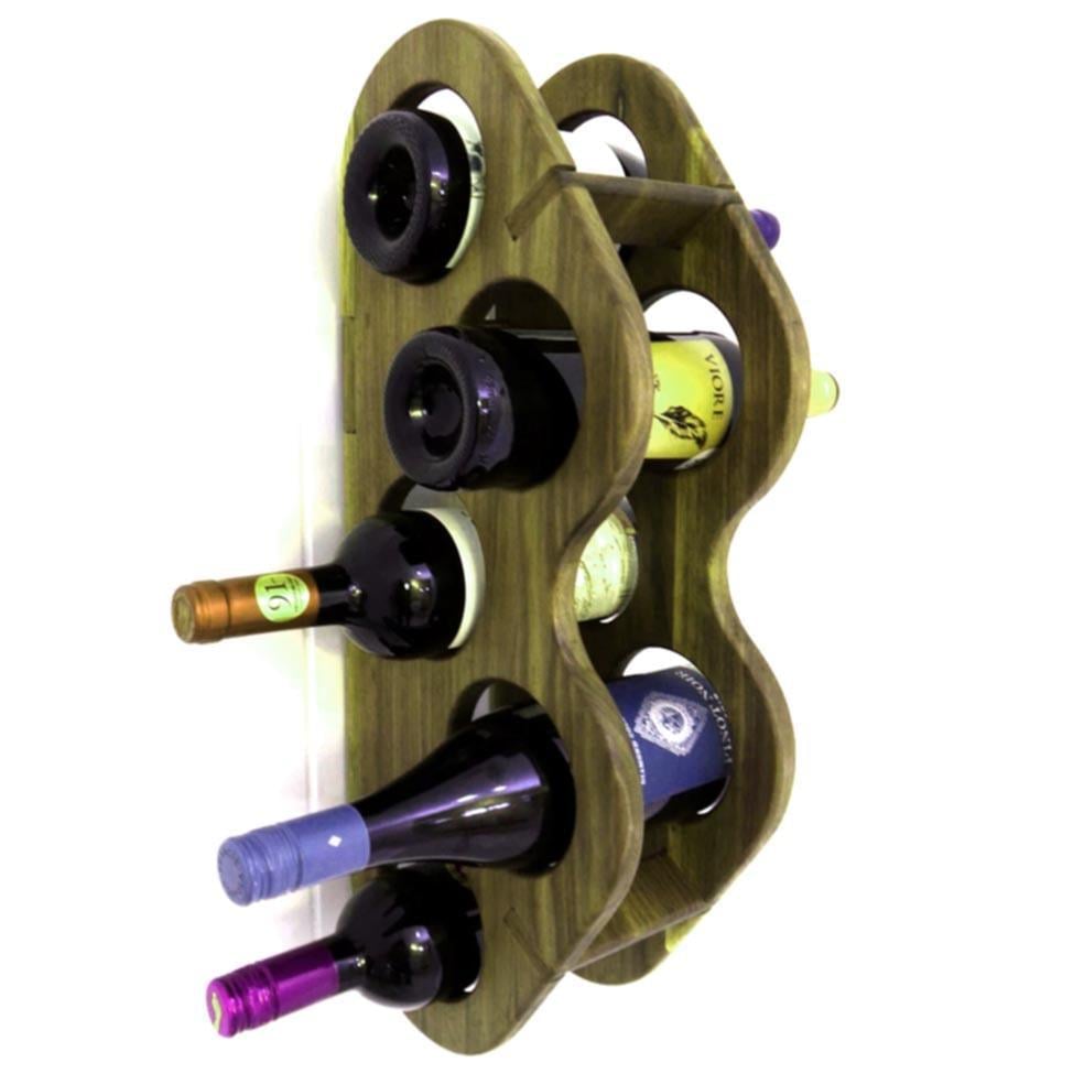 Полка для вина настенная из дерева Камогава Мускат (ПНК-006607)