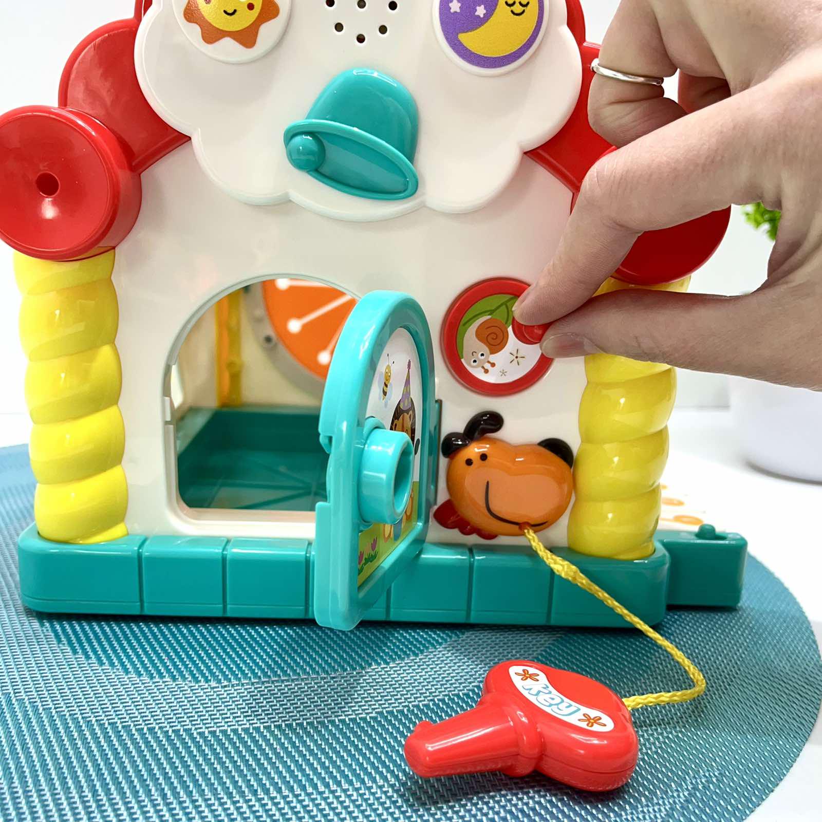 Cортер Hola Развивающий теремок музыка/свет/звуки животных (9196) - фото 11