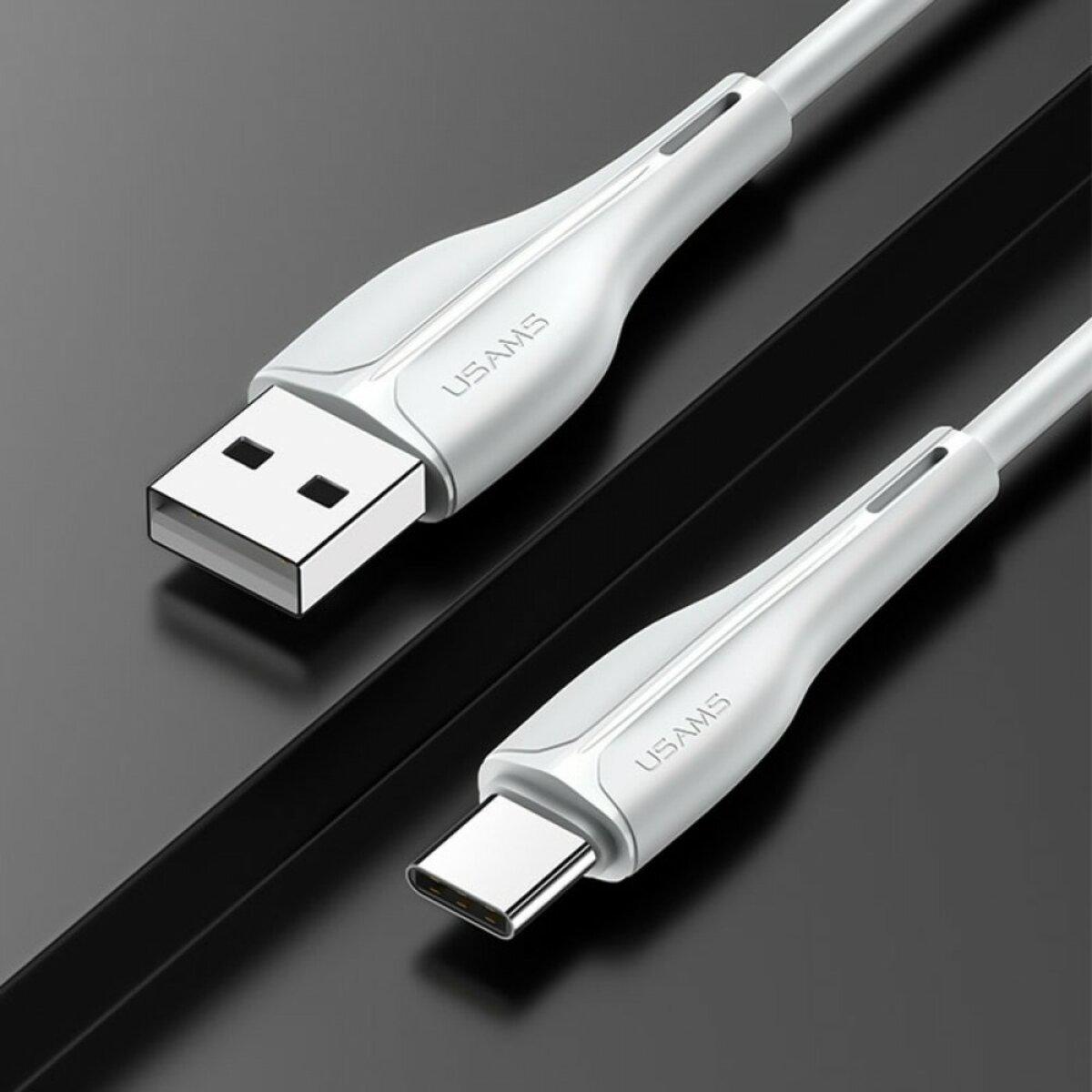 Кабель Charge\OTG Usams US-SJ372 U38 USB to Type-C 2A 1m WHITE (SJ372USB02) - фото 2