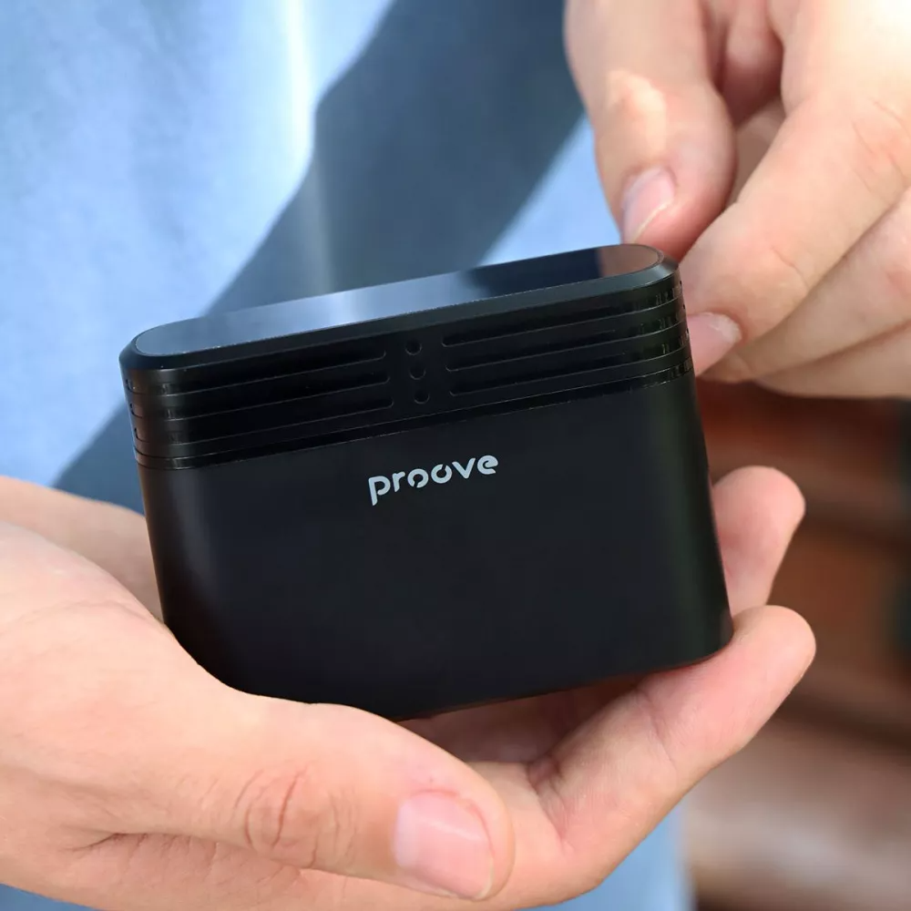 Микрофон петличный беспроводной Proove Record Lightning для iOS с шумоподавлением 2,4G 360° 60 мАч 4 ч Black (784780452) - фото 8