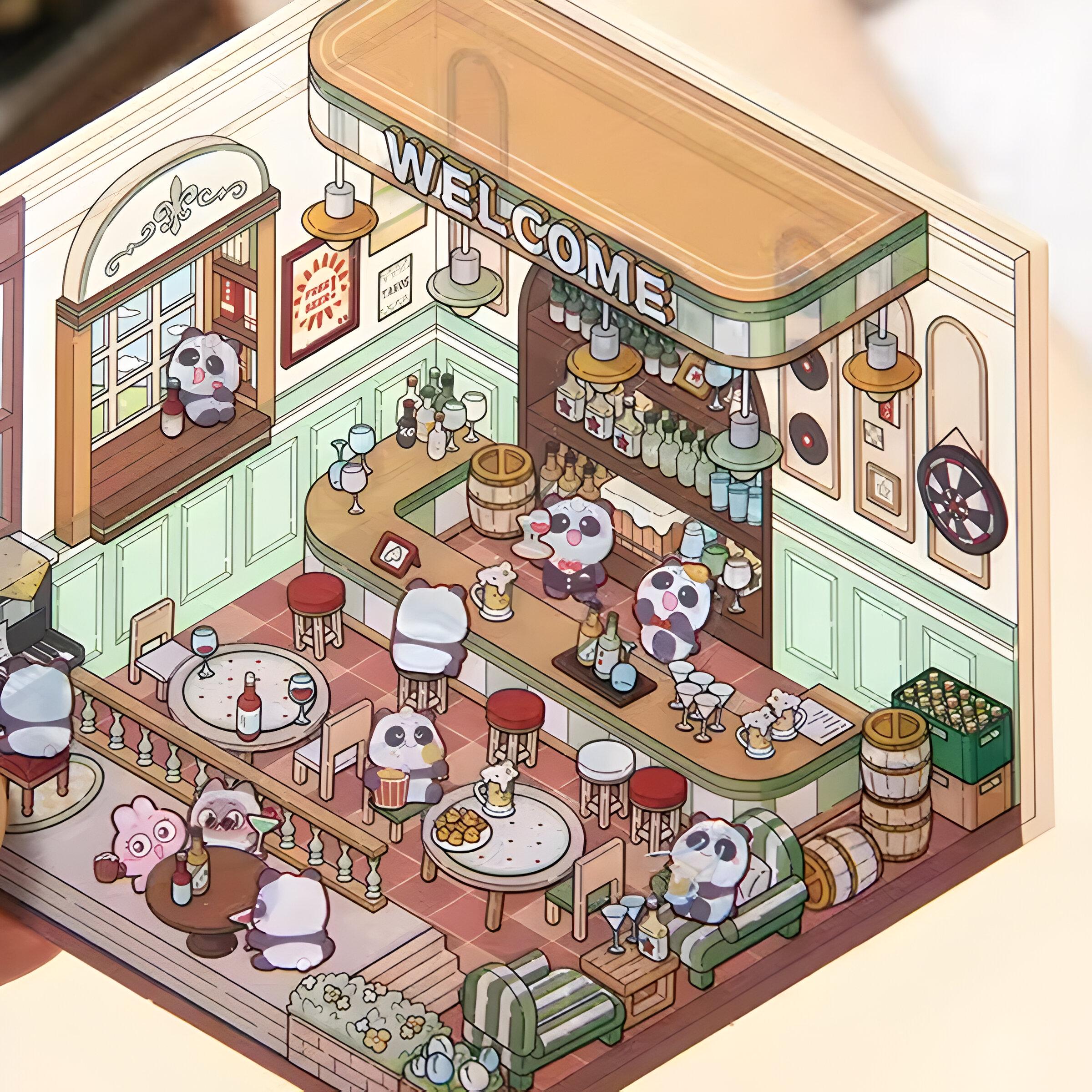 Набор 3D наклеек 4в1 румбокс разные цвета многоразовые (25-82) - фото 4