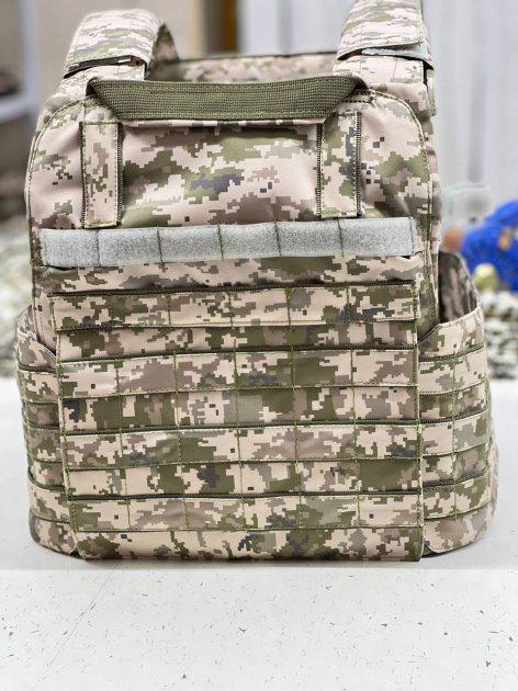 Плитоноска з трьома підсумками під магазини АК Олива (34697) - фото 3 Плитоноска з трьома підсумками під магазини АК Олива (34697) - фото 3