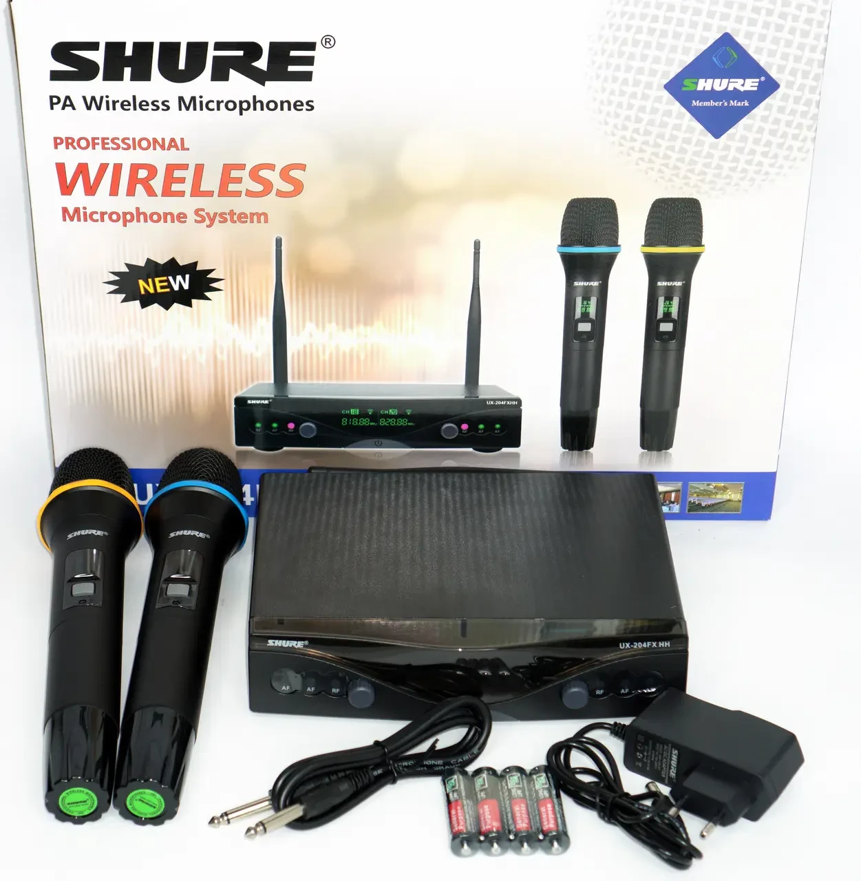 Радіосистема Shurei UX-204FX 2 радіомікрофони (2789896604) - фото 2 Радіосистема Shurei UX-204FX 2 радіомікрофони (2789896604) - фото 2
