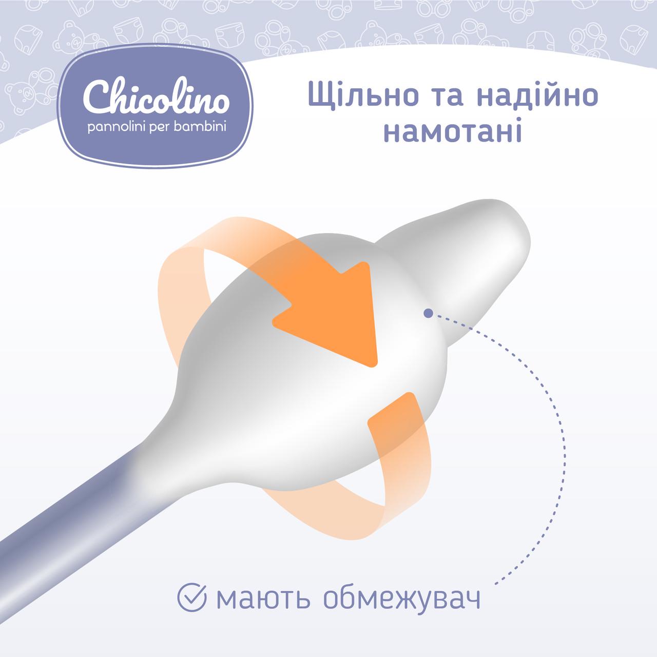 Ватные палочки для детей Chicolino 60 шт. (2322927345) - фото 3 Ватные палочки для детей Chicolino 60 шт. (2322927345) - фото 3