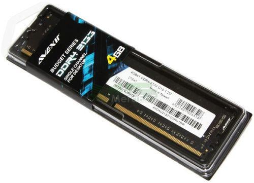 Память DDR4 Avexir Core 4Gb 2400 MHz 1,2 V (AVD4U24001604G-1BW)