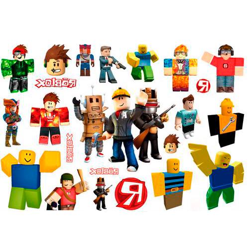 Детские татуировки Roblox Tattoo Set