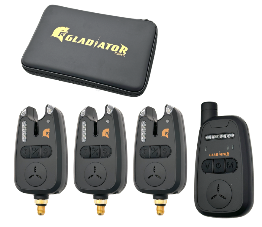 Набір сигналізаторів Gladiator RF298 3+1 пейджер в кейсі (27415653)