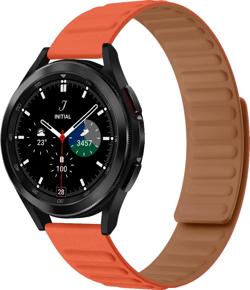 Ремешок Magneter для Galaxy Watch 4 Classic 46 мм Orange (26617-2C)