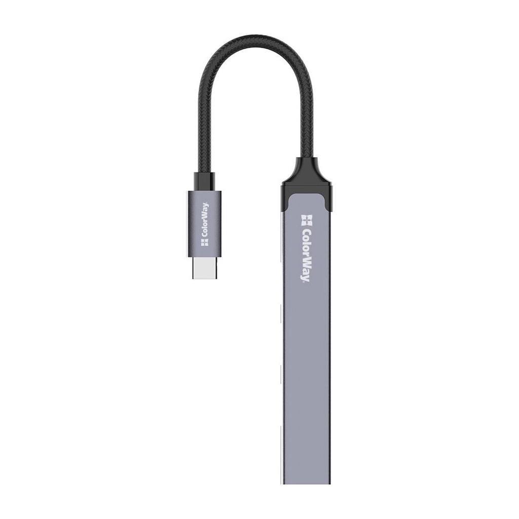 Концентратор ColorWay USB-C USB2.0х3/USB3.0 4в1 (CW-HUB04) - фото 7 Концентратор ColorWay USB-C USB2.0х3/USB3.0 4в1 (CW-HUB04) - фото 7