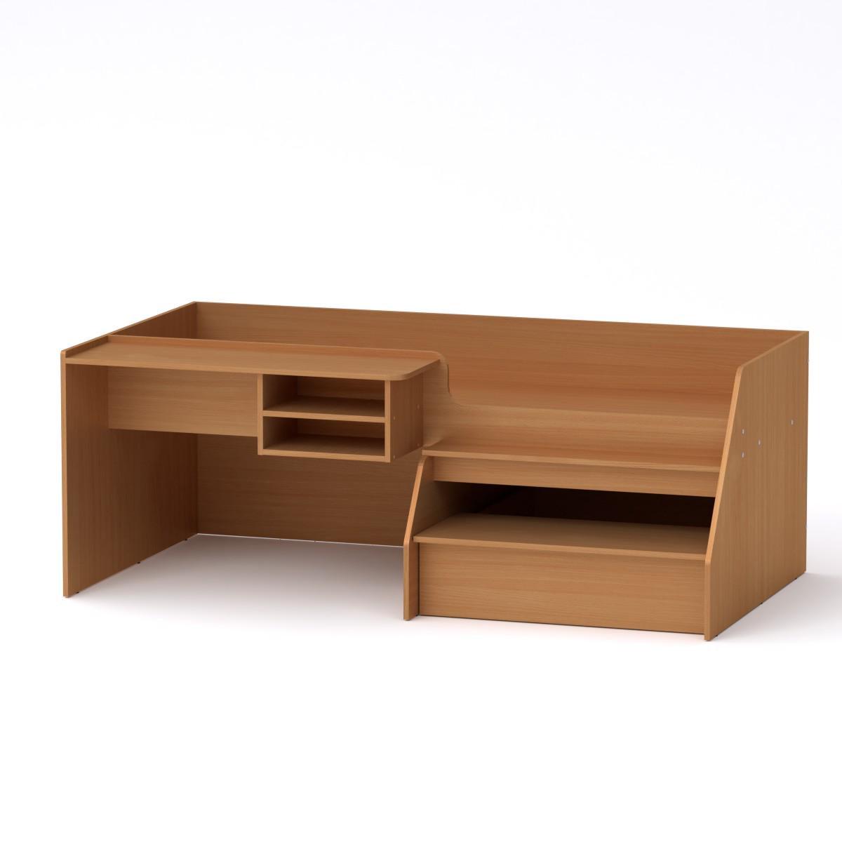 Ліжко двоярусне зі столом МебліКо Універсал-3 194х107х72 см Бук (k-1748-4) - фото 1 Ліжко двоярусне зі столом МебліКо Універсал-3 194х107х72 см Бук (k-1748-4) - фото 1