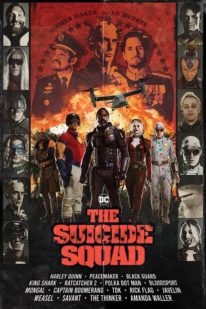 Постер плакат Отряд Самоубийц Команда/The Suicide Squad Team 61x91,5 см