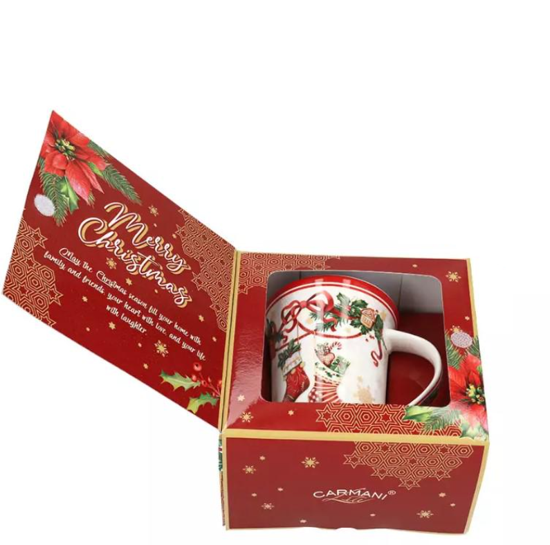 Кружка новогодняя Carmani Елочное украшение 350 мл (219-9071)