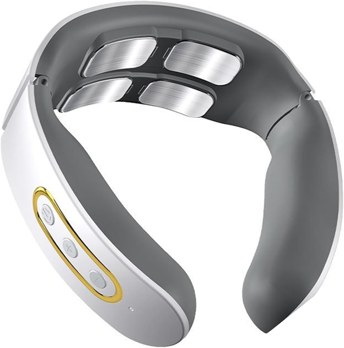 Електромасажер для шиї Cervical 4D з підігрівом Білий (3059745727)