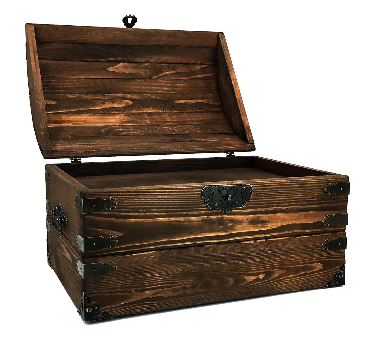 Сундучок из дерева Серена Капучино (СДЧ-000909)