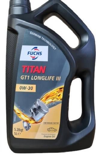 Моторное масло Titan GT1 LONGLIFE III 0W-30 5 л