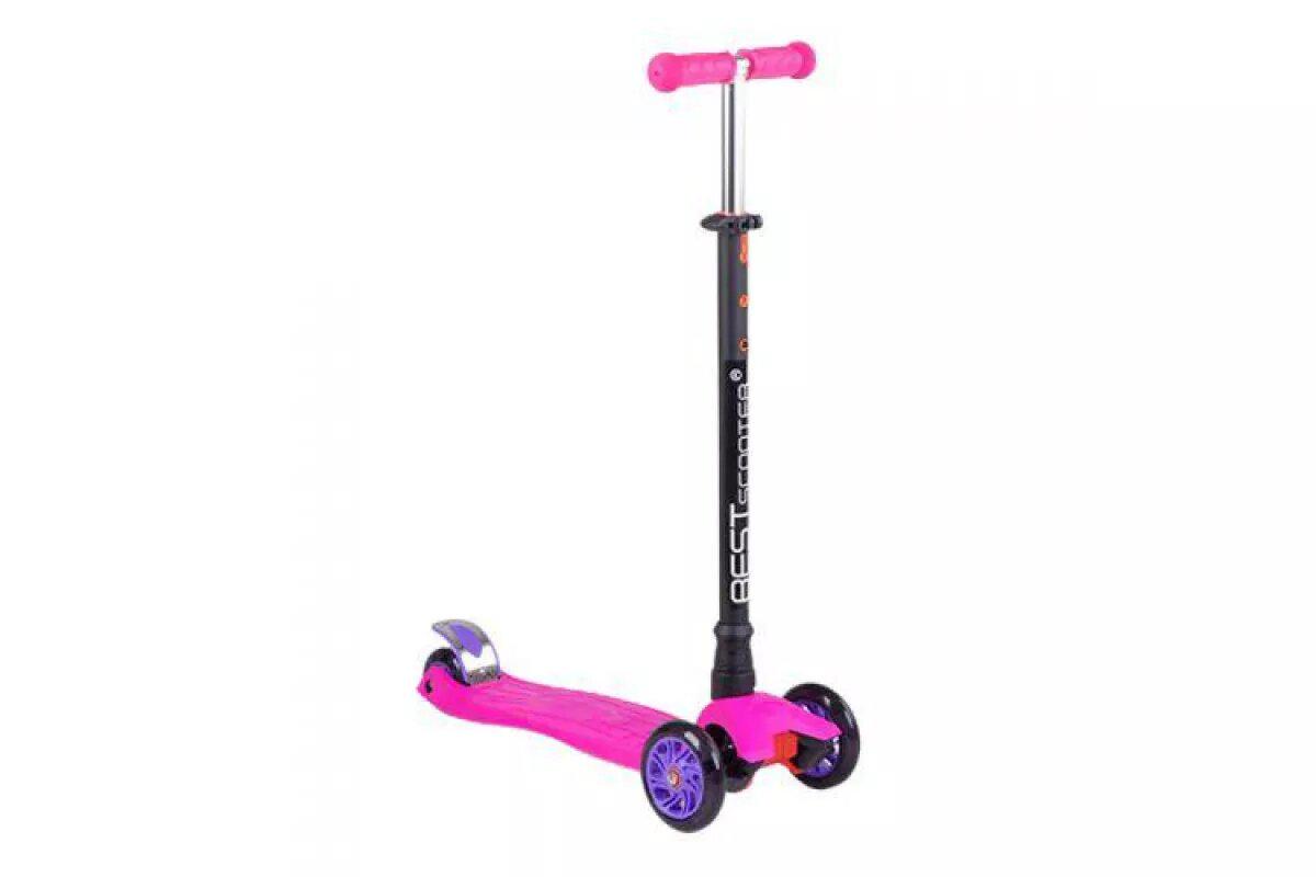 Самокат Best Scooter MAXI 113-24505 Рожевий (10684666) - фото 3 Самокат Best Scooter MAXI 113-24505 Рожевий (10684666) - фото 3