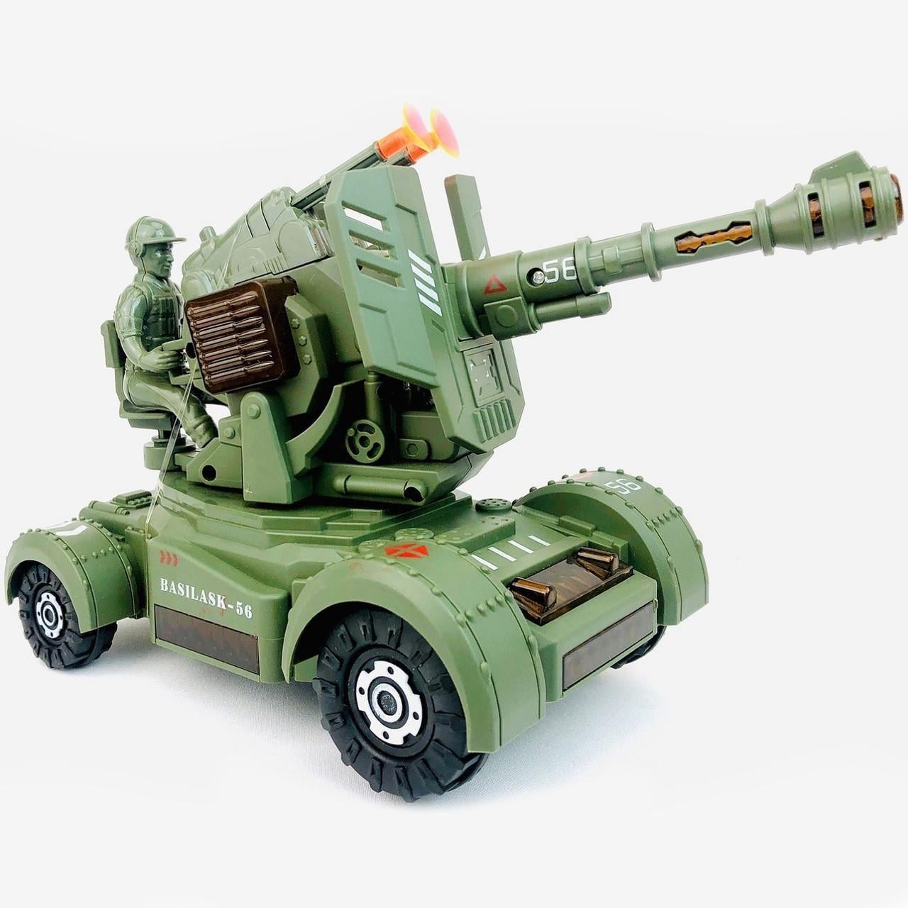 Игрушечная техника Пушка на присосках с 2 фигурками военных/4 стрелы (28443679)
