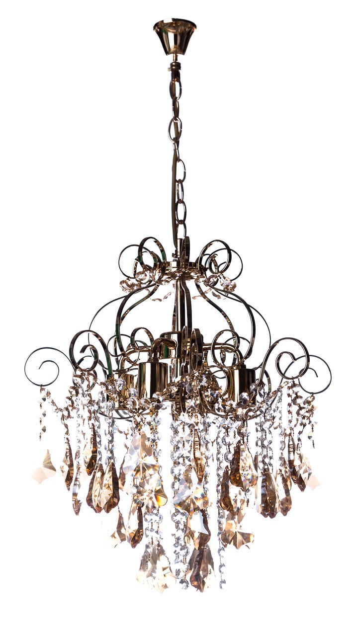 Люстра хрустальная подвесная Sunlight 0779/4 E на 4 лампы