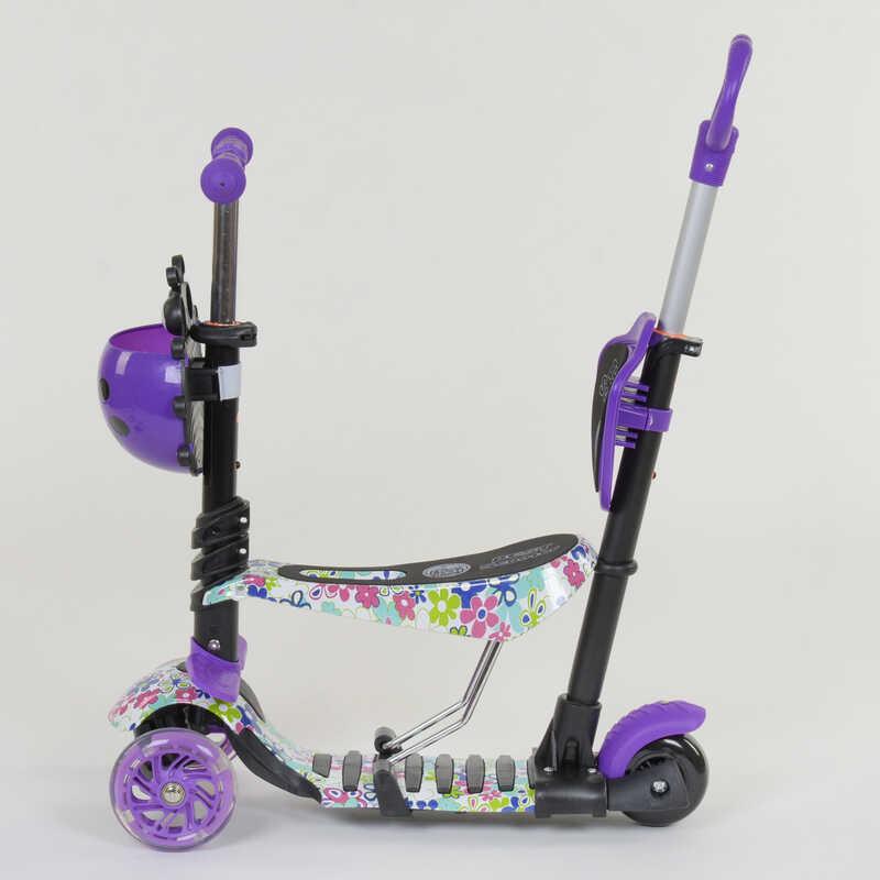 Самокат Best Scooter 5в1 PU колеса с подстветкой Multicolor (84216) - фото 6