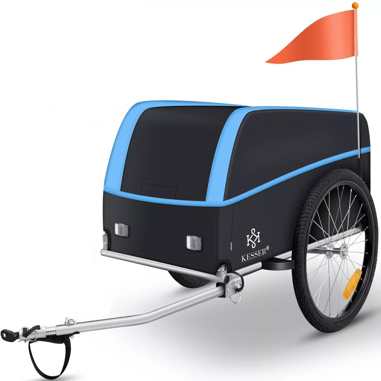 Прицеп велосипедный KESSER 120 л 77x62x60 см (4255598310598)