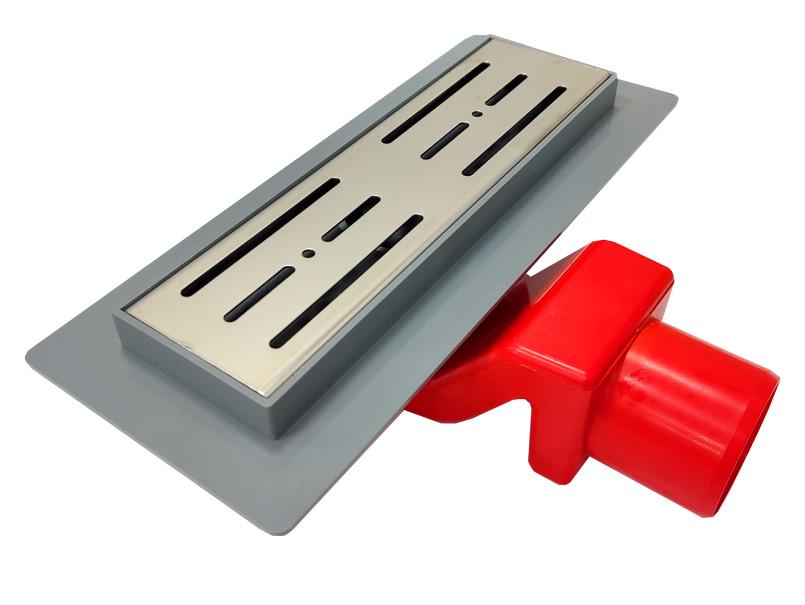 Линейный душевой трап MesaTeknik Draingate 50 мм 400 мм с крышкой дождик (10478)