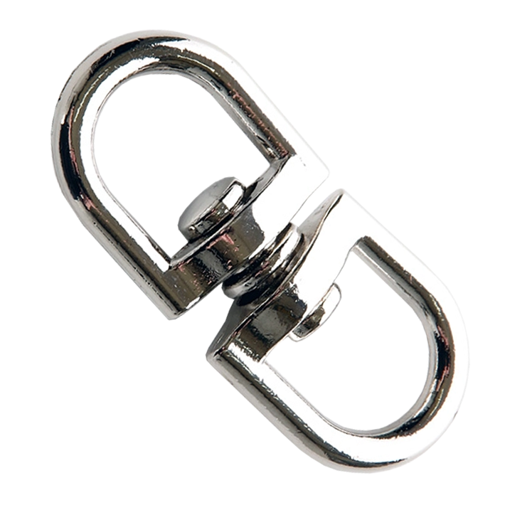 Вертлюг петля-петля никелированная 6,0 мм (2224) - фото 2 Вертлюг петля-петля никелированная 6,0 мм (2224) - фото 2