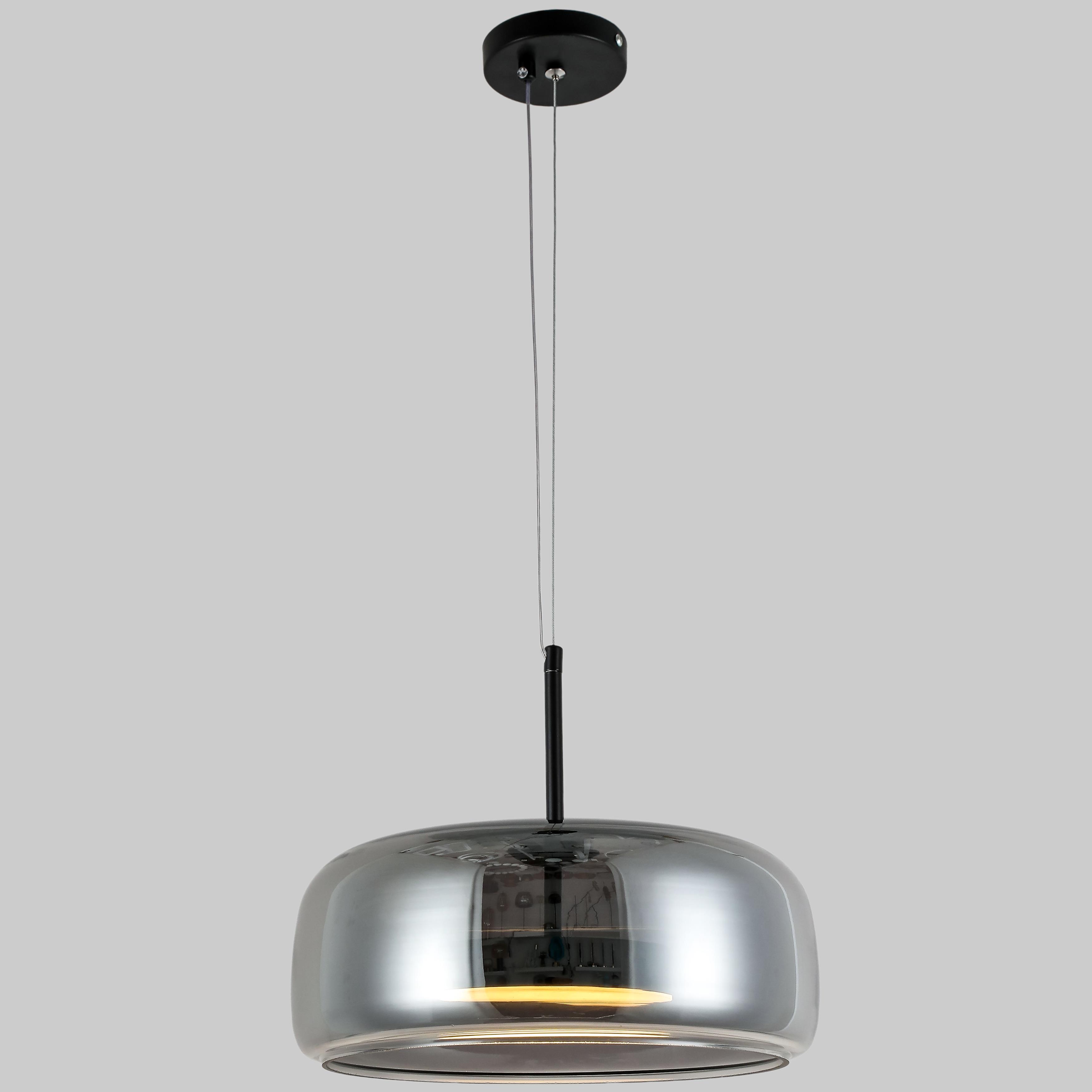 Подвес Led с графитовым плафоном 9W Черный (909-XL158-1 330 BK+GY)