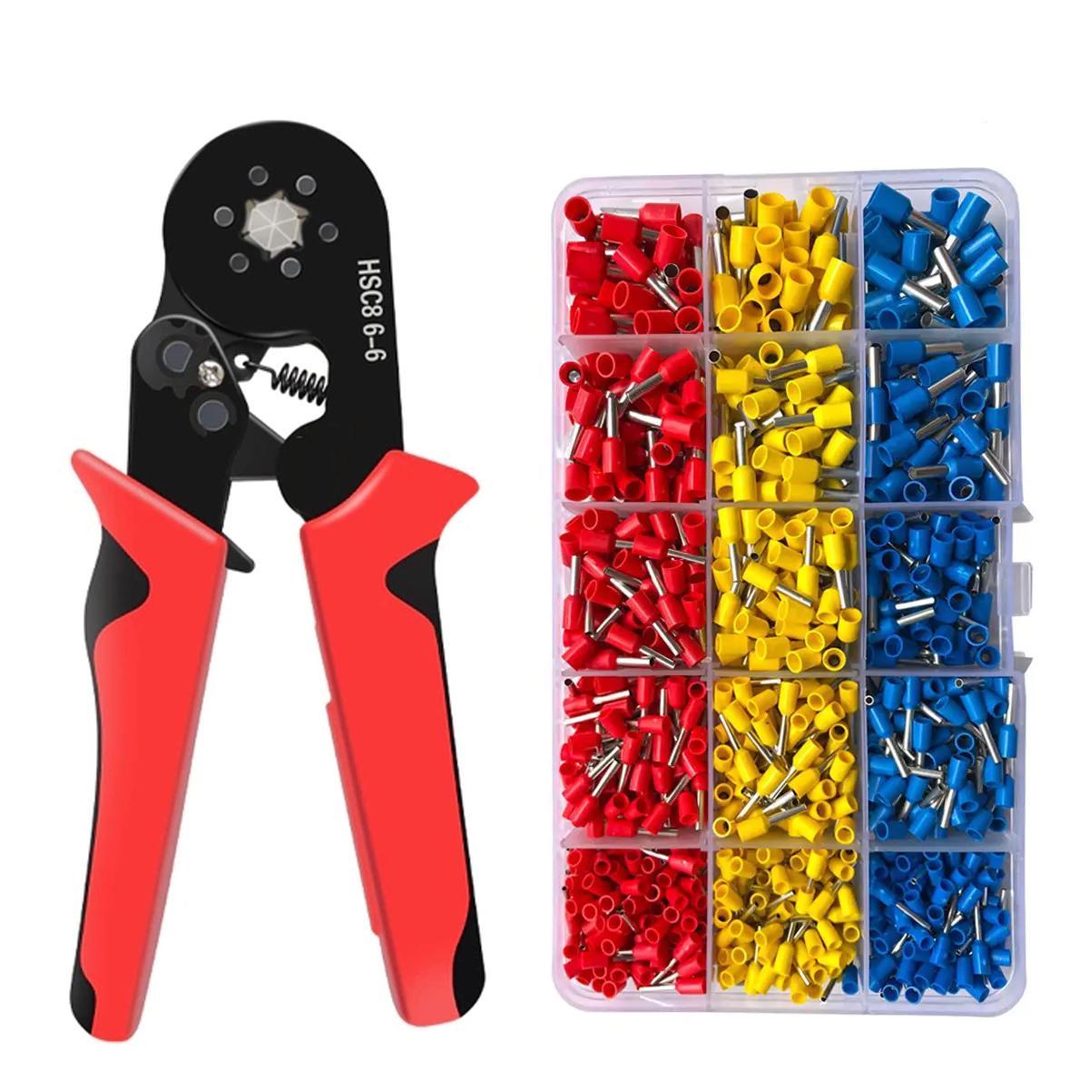 Комплект Tactix HSC8 6-6 шестигранный кримпер наконечники 15 видов 1020 шт. (DART.E19)