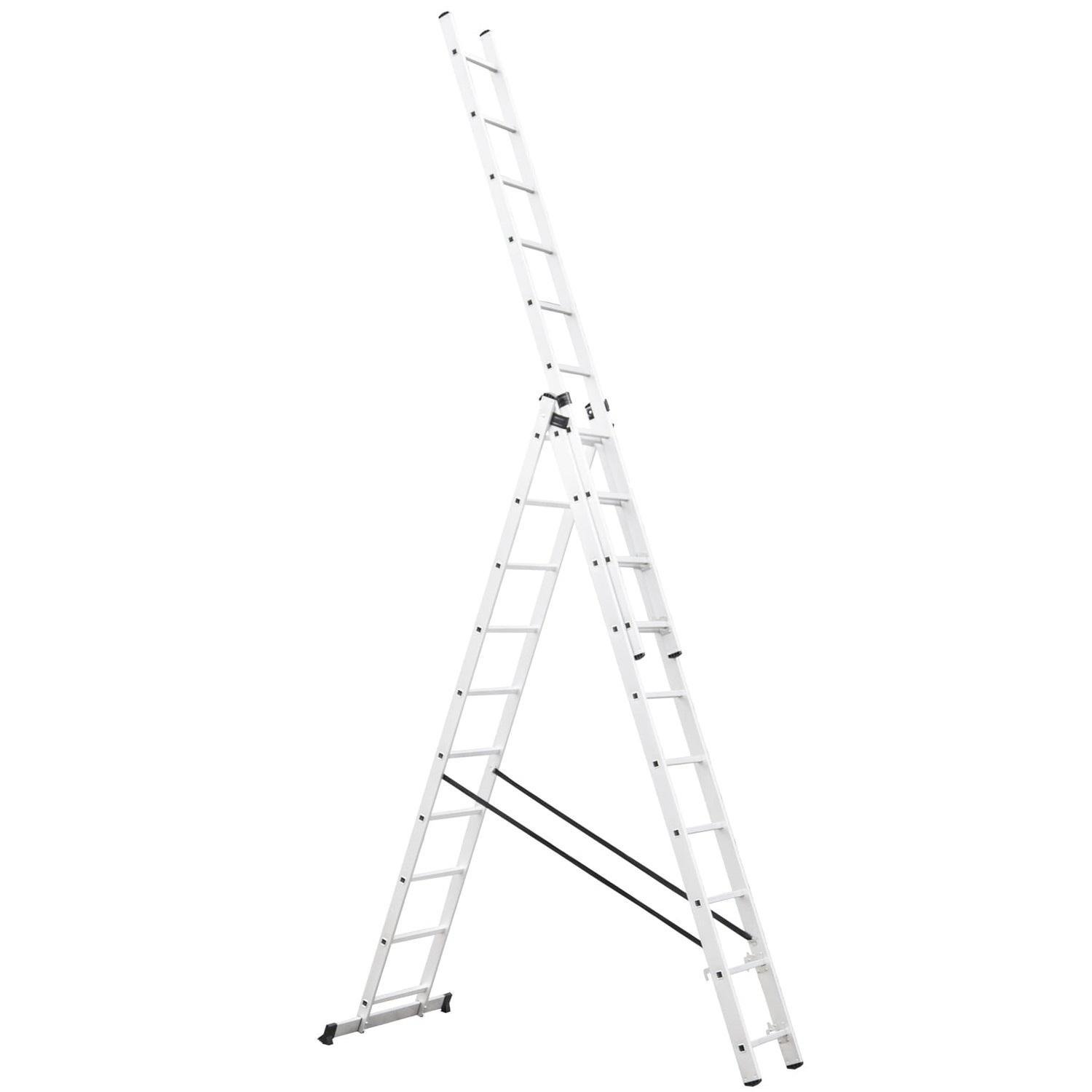 Лестница алюминиевая Higher универсальная раскладная 3х10 (10174481)