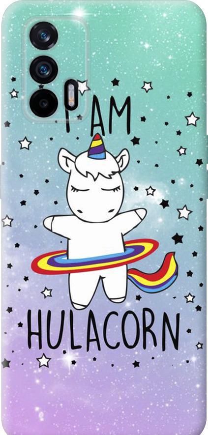 Чехол на Realme GT 5G I'm hulacorn (3976u-3338-42517)