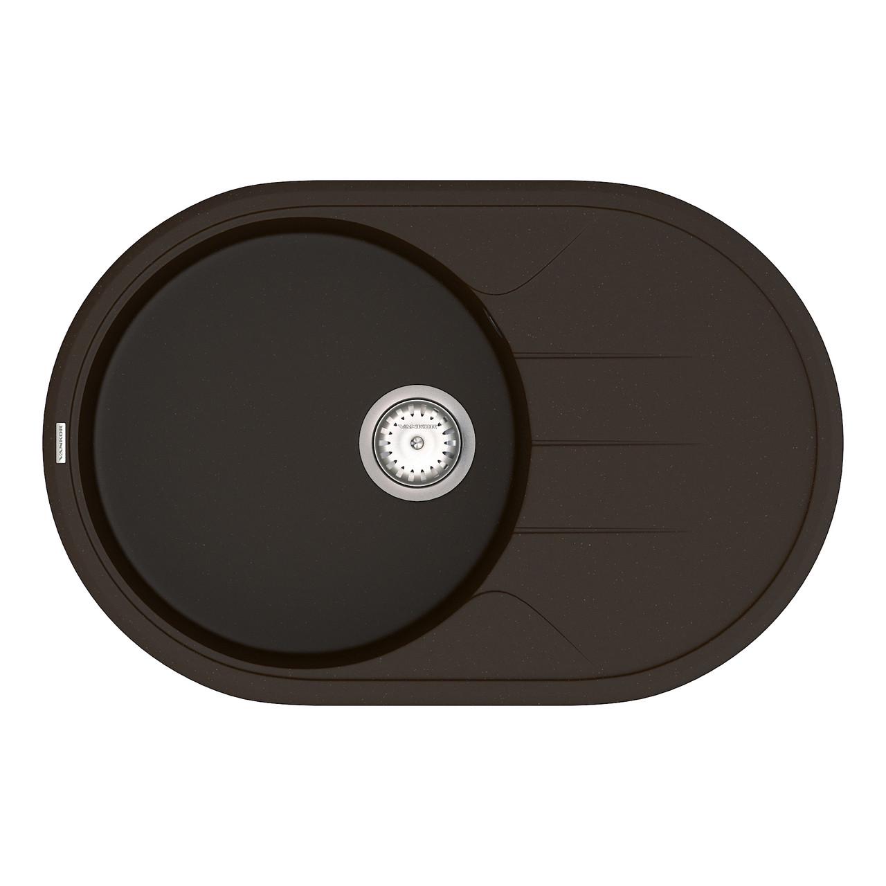 Кухонна мойка с сифоном Sity SMO 02.78 Chocolate