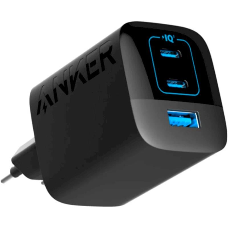 Зарядний пристрій Anker PowerPort 336 USB-Cx2/USB-A 67 Вт Black (A2674G11)