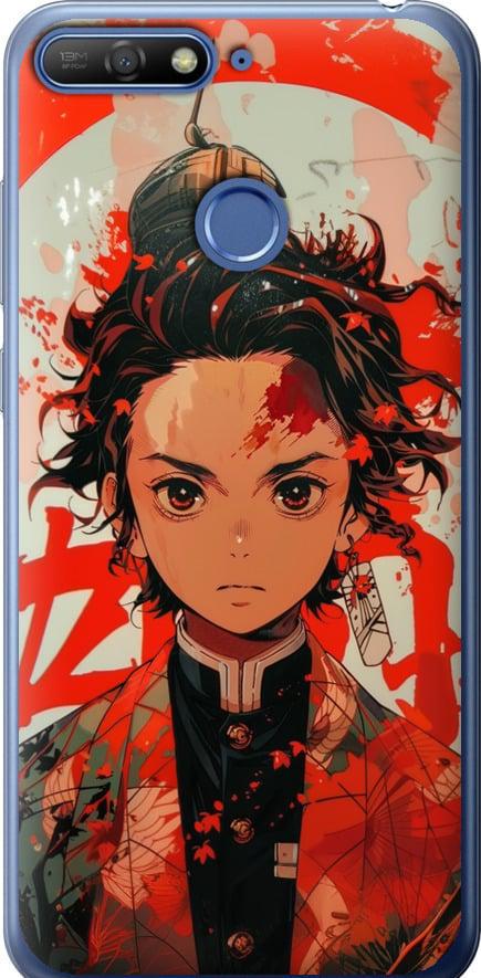 Чехол на Huawei Honor 7C Тандзиро Камадо (6131t-1411-42517)