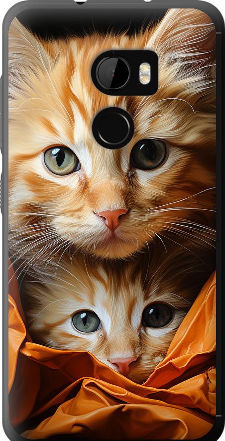 Чехол на HTC One X10 Котики 2 (5664u-995-42517)