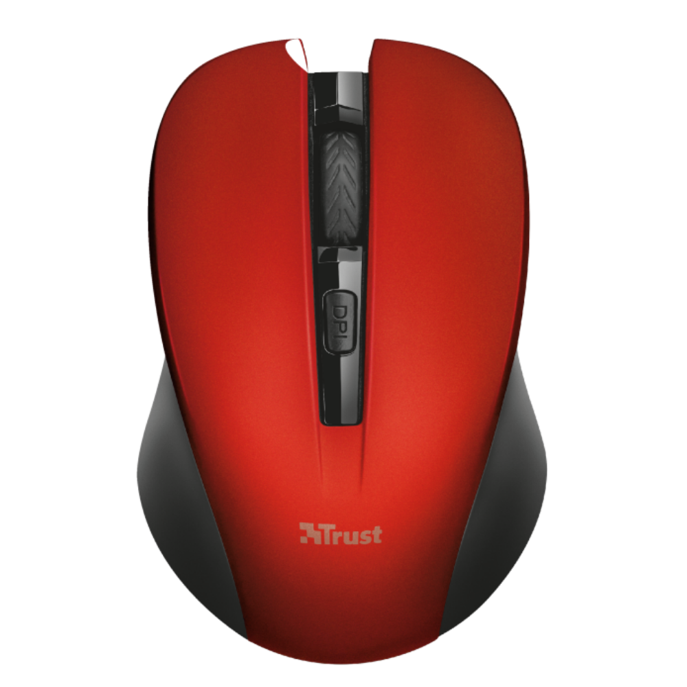 Компьютерная мышь Trust Mydo Silent Wireless Mouse Красный (9823142)