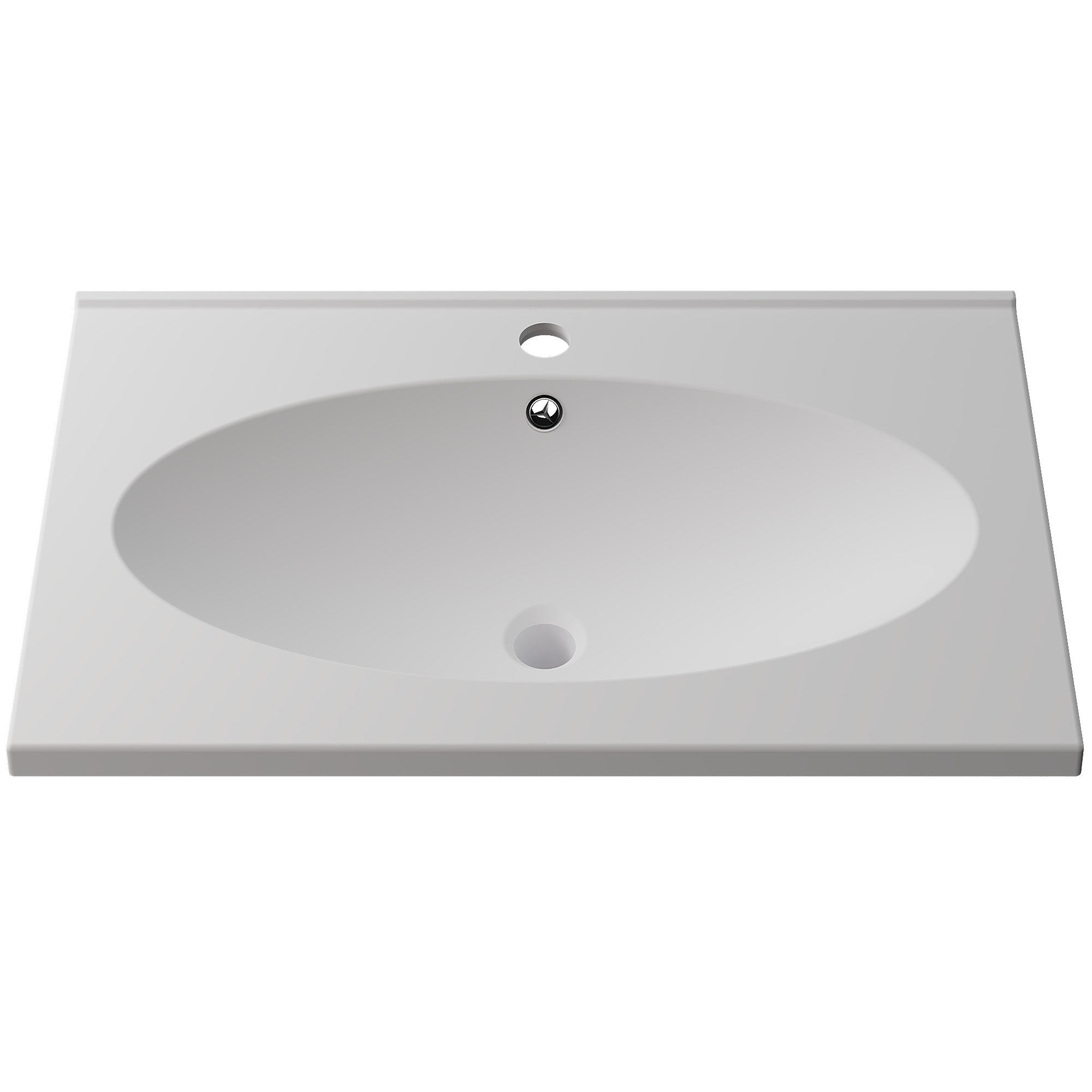 Раковина глянцевая врезная Amidicon Venera 70 из литого камня 700х450 мм