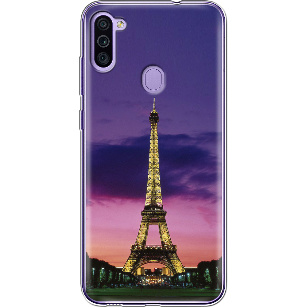 Чохол Boxface Samsung M115 Galaxy M11 Опівночі в Парижі Прозорий силікон (39780-up964-39628)