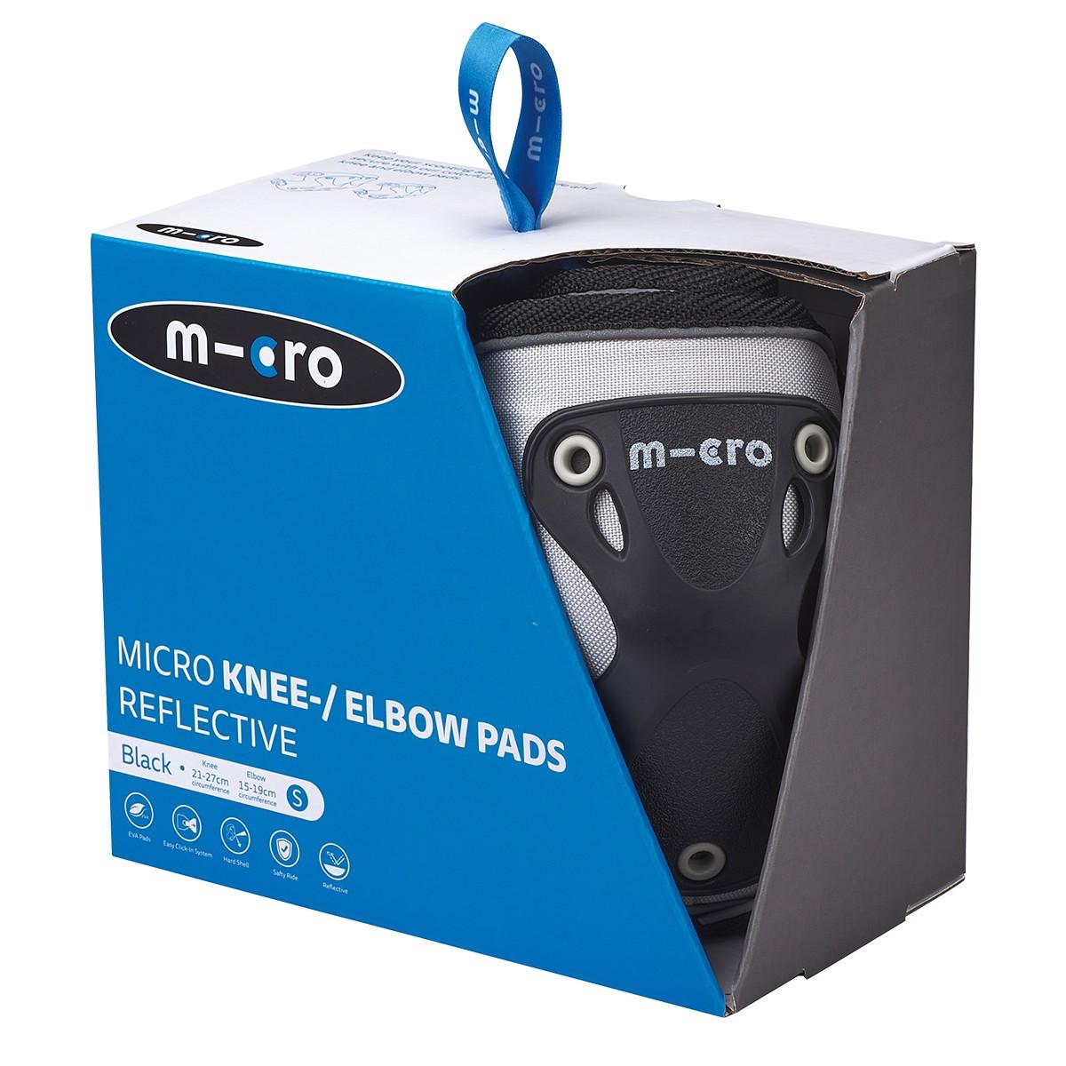 Комплект захисний Micro наколінники та налокітники М Чорний (AC5473-ks) - фото 6
