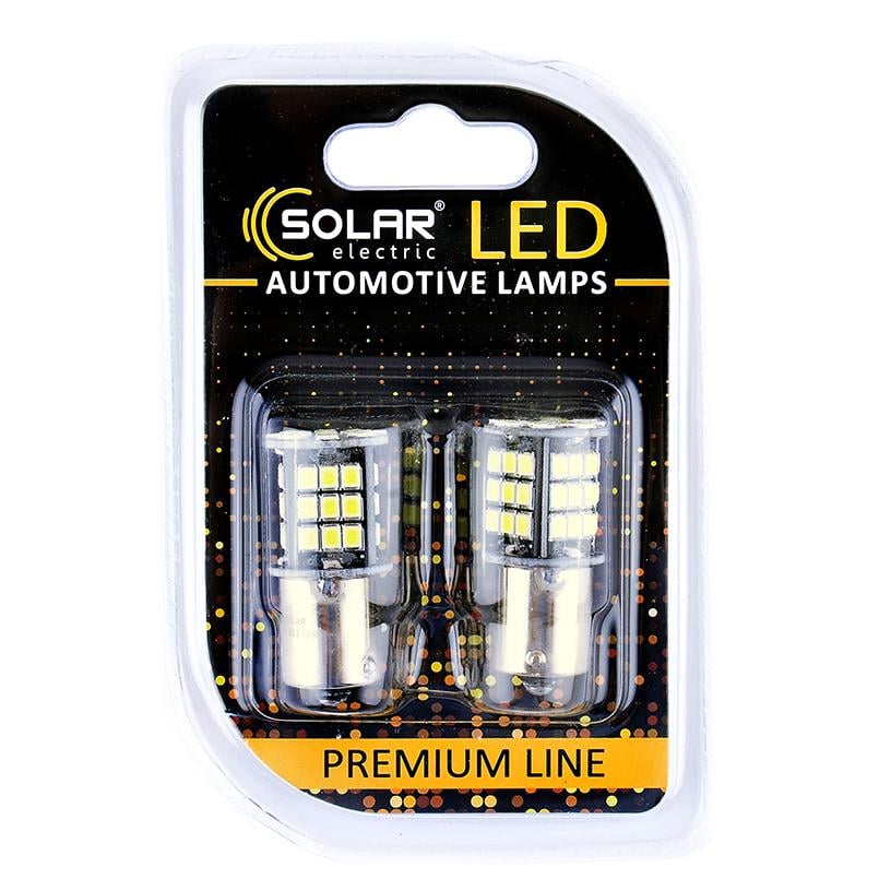 Автолампа светодиодная Solar Premium Line 12V S25 BA15s 48SMD 2835 (SL1389)