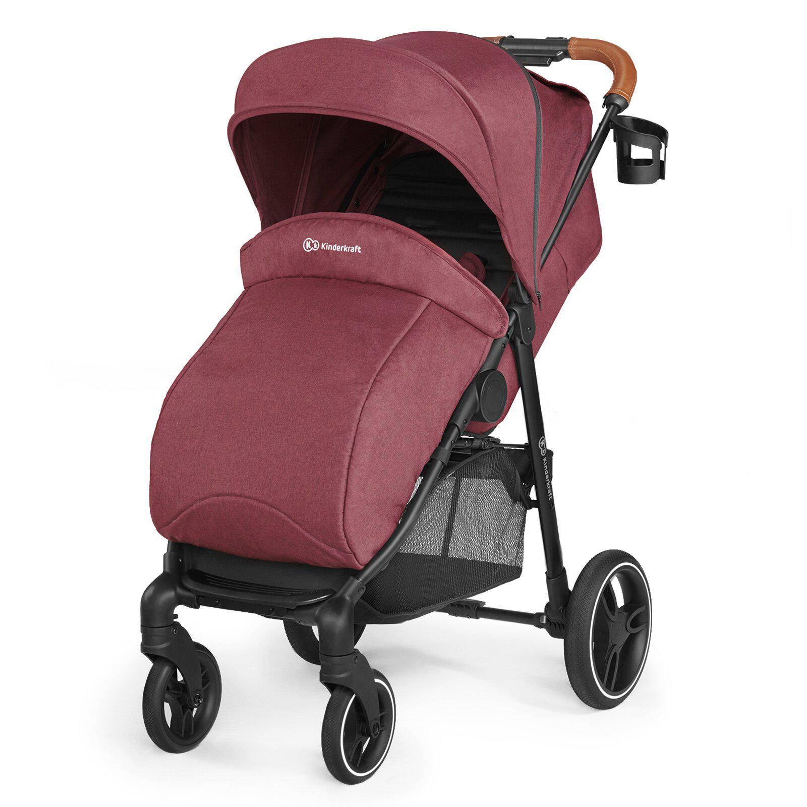 Коляска прогулянкова Kinderkraft Grande LX Burgundy (KKWGRANBRG00LX) - фото 12 Коляска прогулянкова Kinderkraft Grande LX Burgundy (KKWGRANBRG00LX) - фото 12