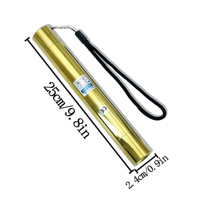 Фонарь-лазер YX-B008 с синим лучом 5 насадок Gold (29704150) - фото 6 Фонарь-лазер YX-B008 с синим лучом 5 насадок Gold (29704150) - фото 6