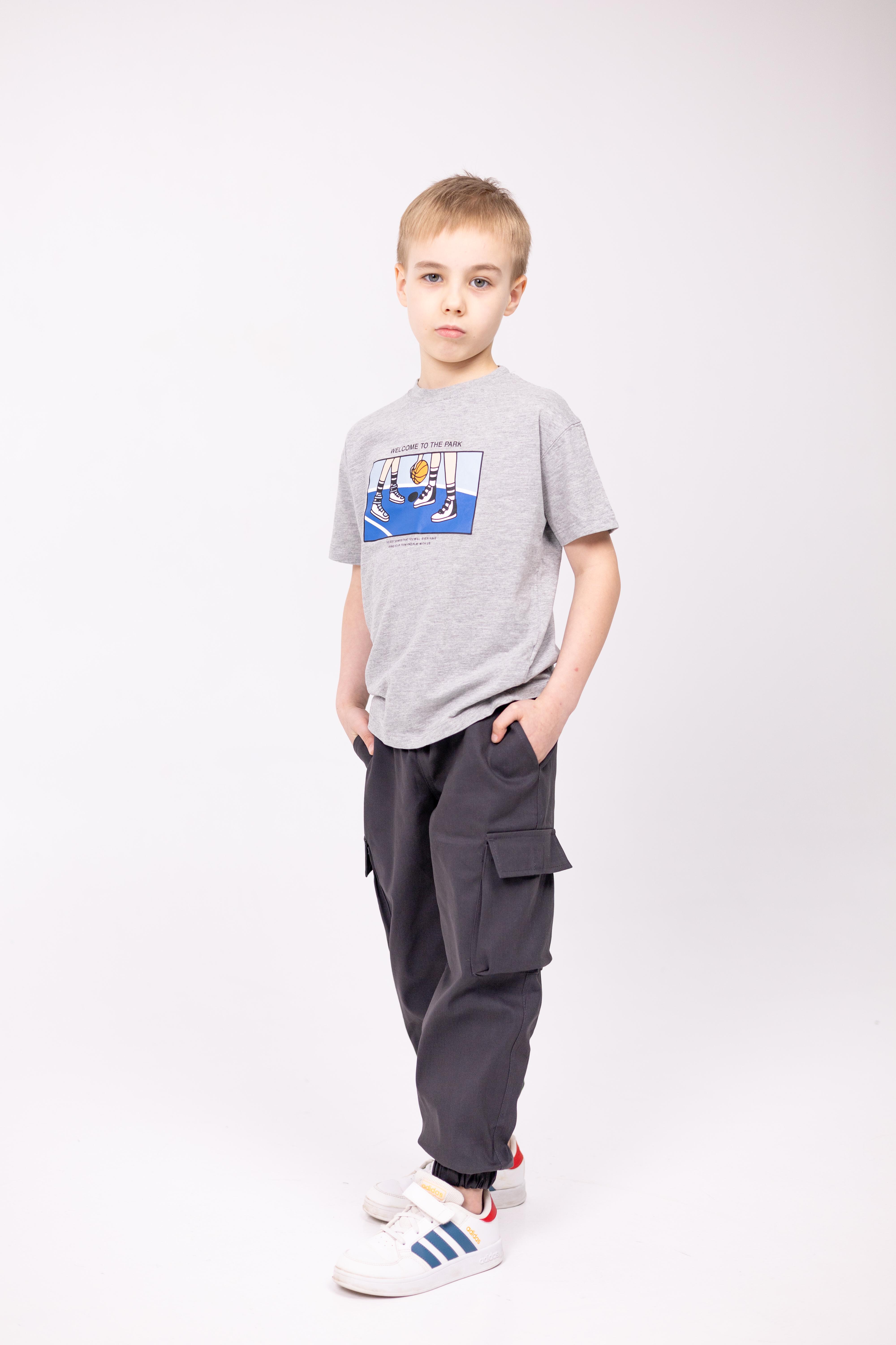 Джогеры детские на мальчика демисезонные р. 140 Графитовый (джграфіт-140хл2) - фото 2 Джогеры детские на мальчика демисезонные р. 140 Графитовый (джграфіт-140хл2) - фото 2