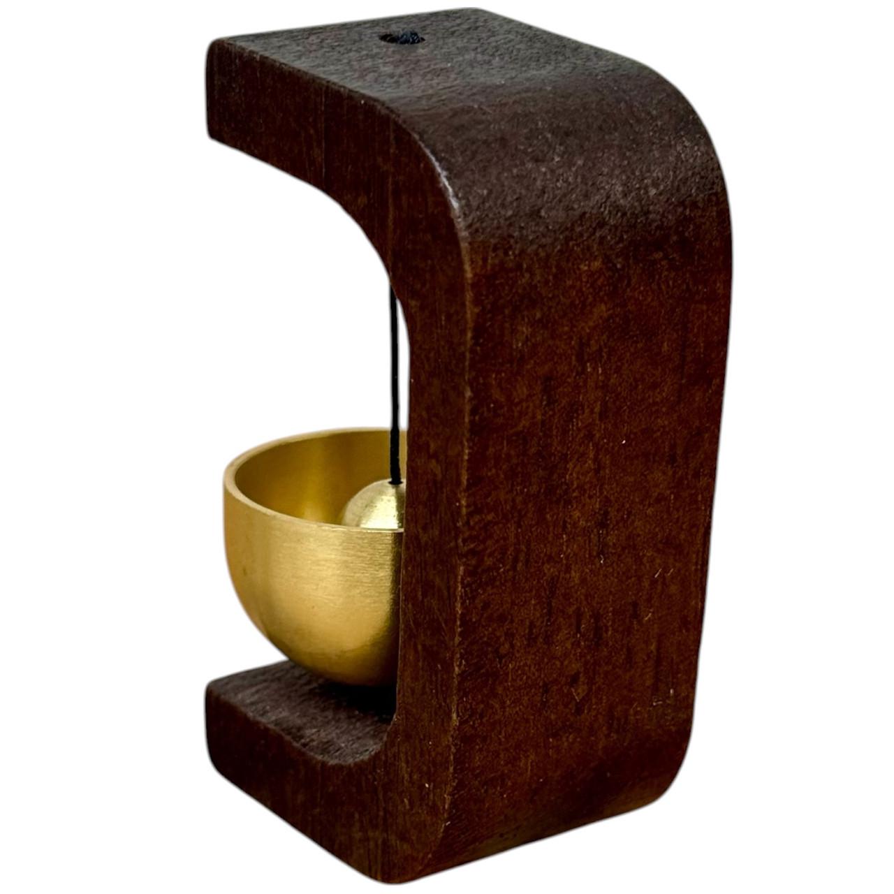 Дзвіночок дерев'яний Primo Wood Bell для дверей Dark Brown (2798340711) - фото 4 Дзвіночок дерев'яний Primo Wood Bell для дверей Dark Brown (2798340711) - фото 4