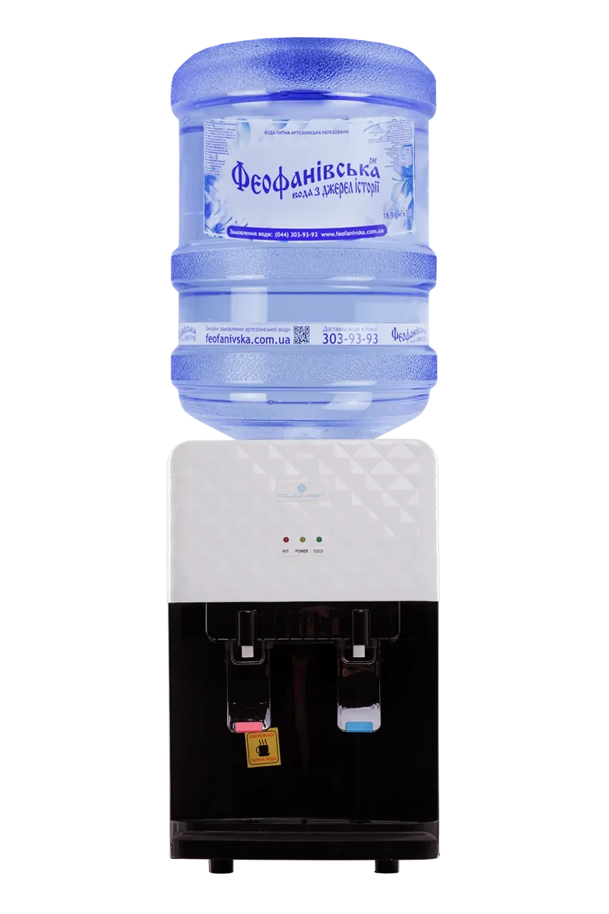 Кулер для воды настольный электронный нагрев охлаждение Clover LB-TWB0.5-5T88