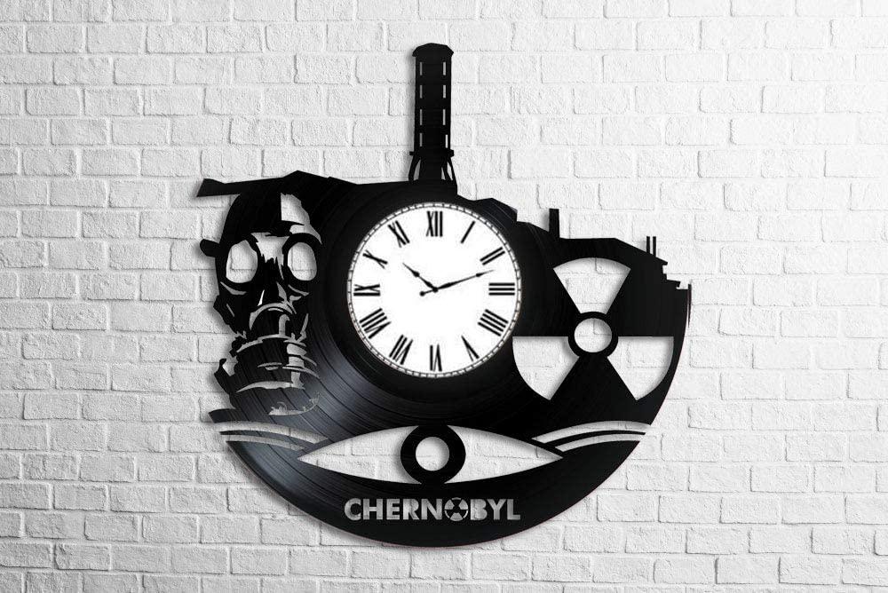 Часы настенные Чернобыль 2287 из виниловой пластинки