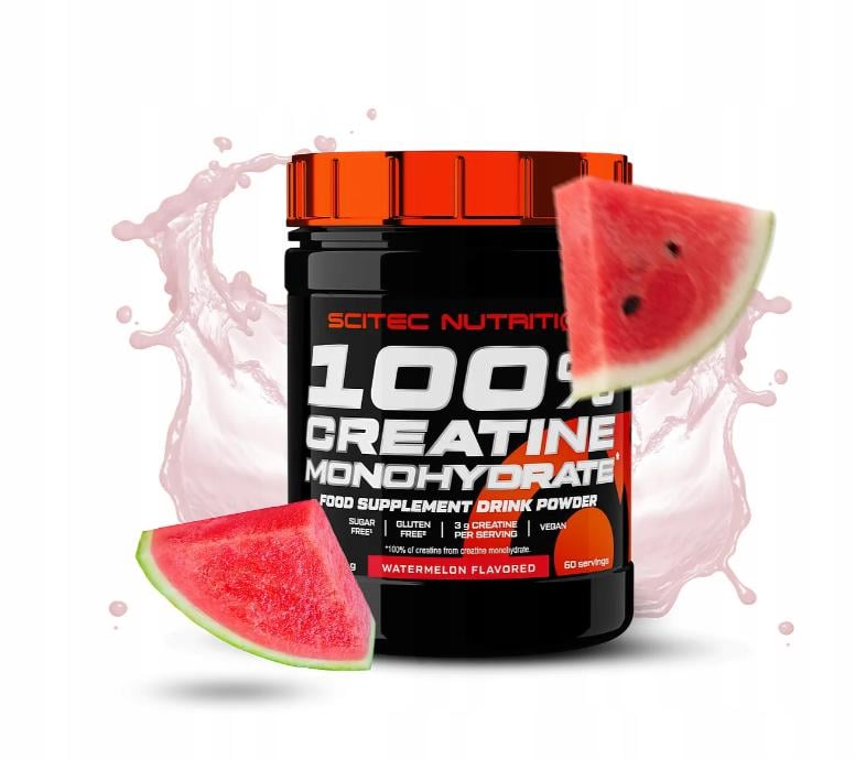 Креатин моногидрат Scitec Nutrition Creatine monohydrate 100% Watermelon 300 г