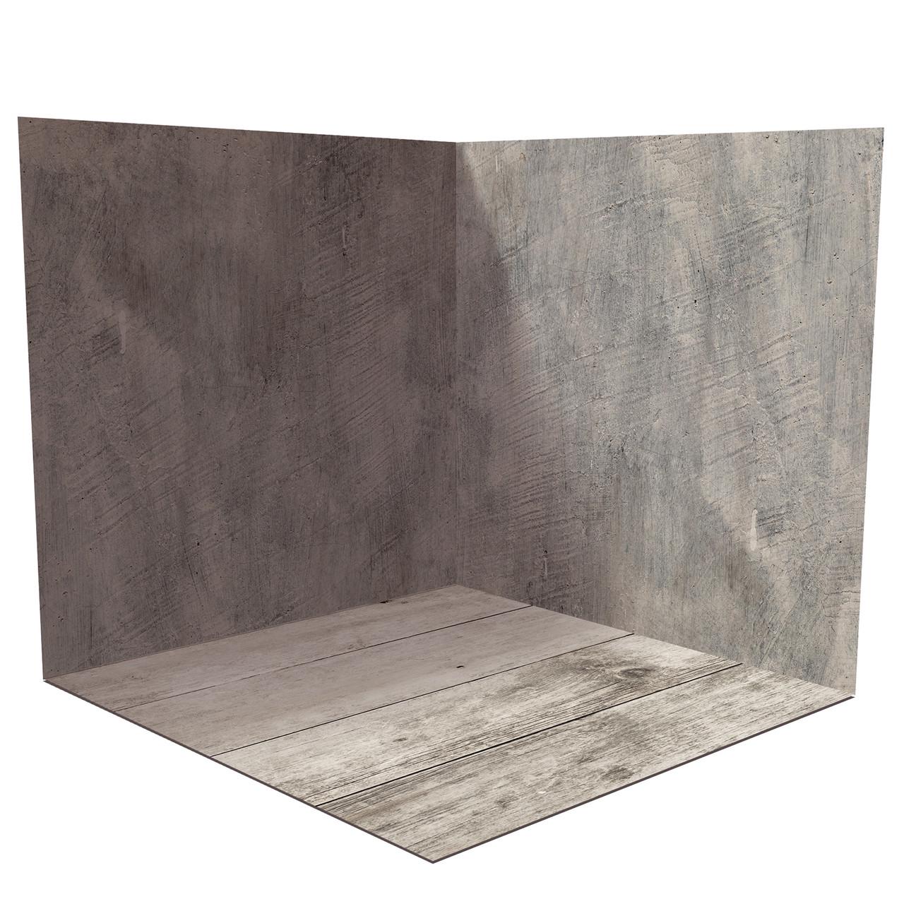 Фотофон виниловый угловой 160x160 см Frontlit 450 г/м2 №58040